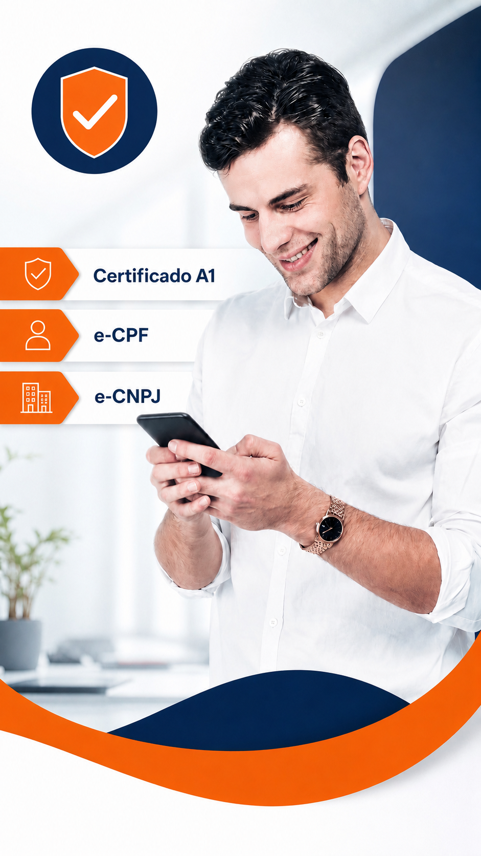 Certificado Digital A1 - e-CPF e e-CNPJ
